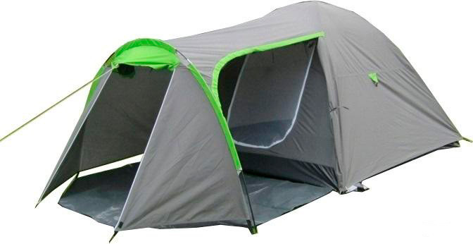 Треккинговая палатка Acamper Monsun 4 (серый) - фото 1 - id-p215527571