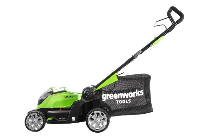 Аккумуляторная газонокосилка GreenWorks G40LM41 40В G-MAX - фото 4 - id-p215528461