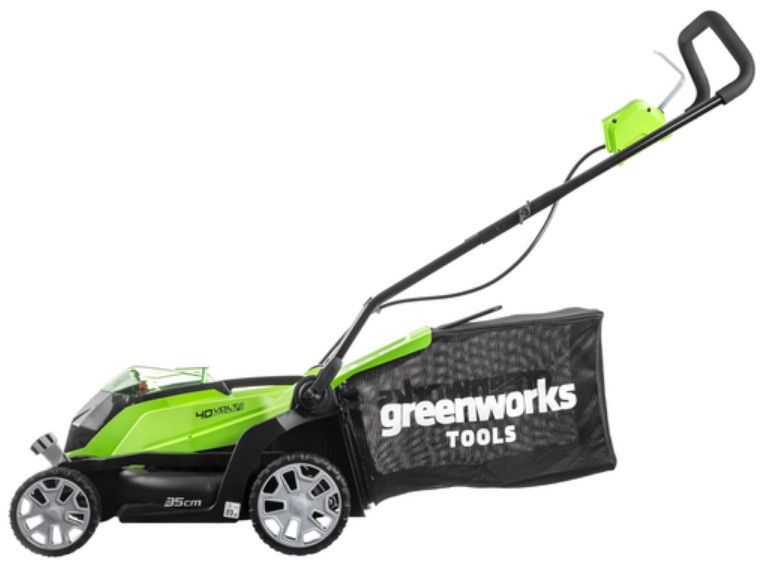 Аккумуляторная газонокосилка GreenWorks G40LM35K2 40В G-MAX DigiPro - фото 7 - id-p215528463