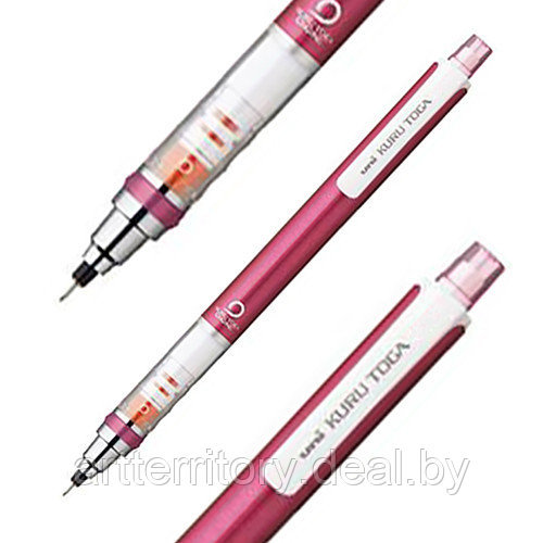 Карандаш механический Mitsubishi Pencil KURU TOGA, 0.5мм. (корпус: розовый) - фото 1 - id-p215513715