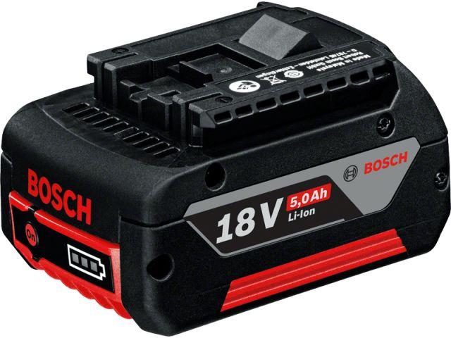 Аккумулятор BOSCH GBA 18В, 5.0 А/ч, Li-Ion (18.0 В, 5.0 А/ч, Li-Ion) - фото 1 - id-p215530531