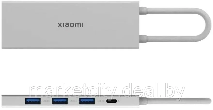 Док-станция Xiaomi 5 в 1 с USB Type-C USB3.0 HDMI 4K PD100W (XMDS05YM) - фото 1 - id-p215534914