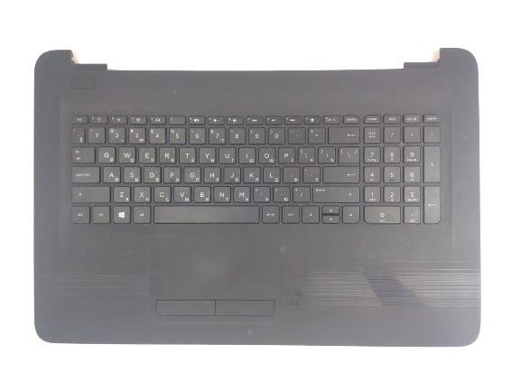 Верхняя часть корпуса (Palmrest) HP Pavilion 17-Y, 17-X с клавиатурой, с тачпадом, черный, RU (с разбора) - фото 1 - id-p215326563