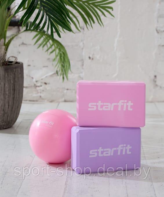 Мяч для пилатеса Starfit GB-902 20 см, розовый пастель, мячи для пилатеса, фитнес, гимнастика - фото 3 - id-p215535278