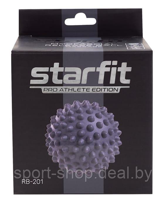 Мяч для МФР Starfit RB-201, 9 см, поливинилхлорид, массажный, , мячик массажный, мяч с шипами - фото 2 - id-p215535509