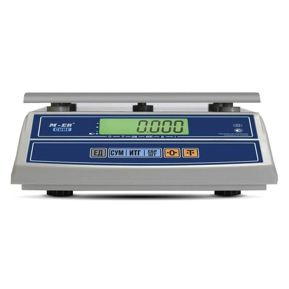 Весы фасовочные электронные MERTECH M-ER 326FL-15.2 LCD без АКБ (280x235) - фото 3 - id-p215536448
