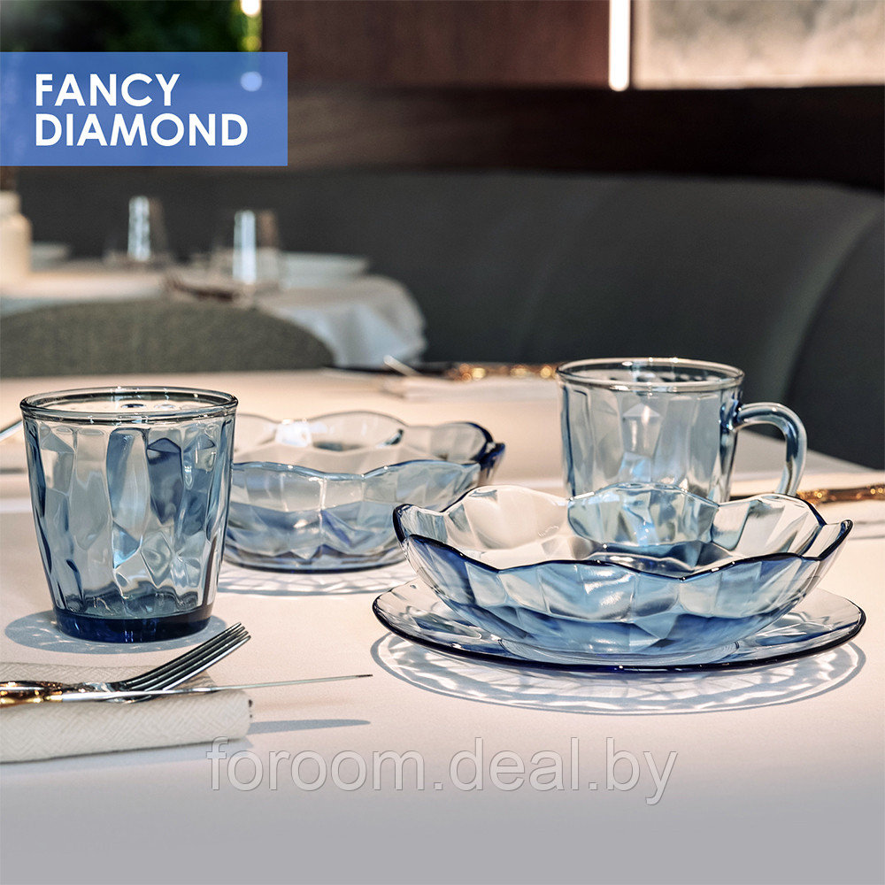 Тарелка плоская (d)20см Версо Дизайн Fancy Diamond 50287-06 - фото 2 - id-p215535874