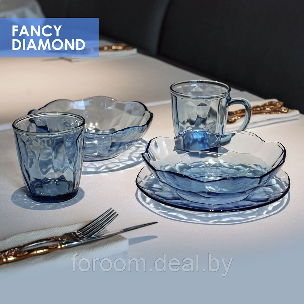 Тарелка плоская (d)20см Версо Дизайн Fancy Diamond 50287-06 - фото 3 - id-p215535874
