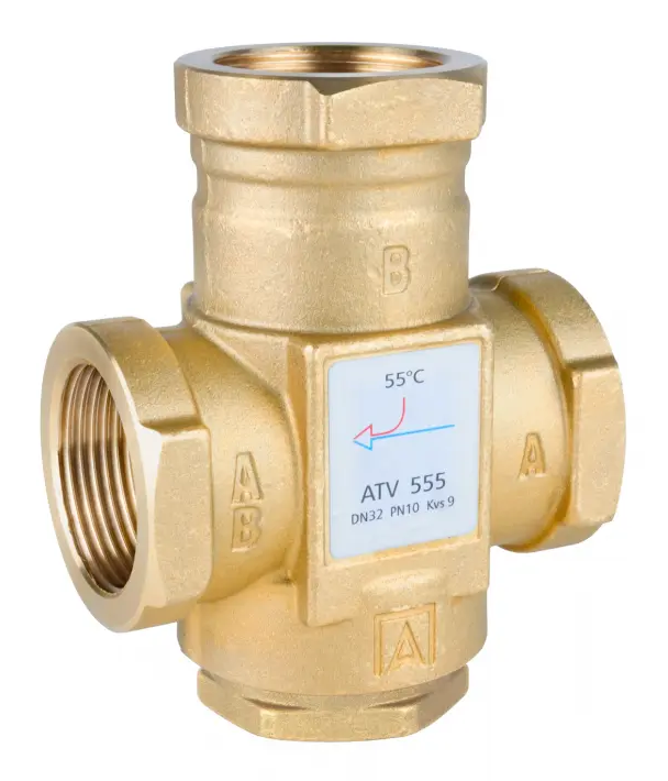 Термостатический клапан Afriso ATV555 55 °С, Kvs 9 вн. р. - фото 1 - id-p167352802