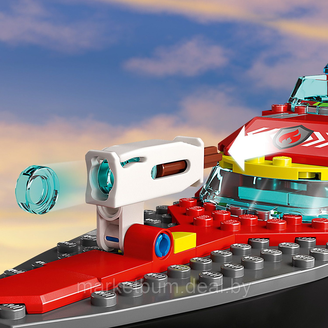 Конструктор LEGO City 60373, Пожарная лодка - фото 4 - id-p215540262