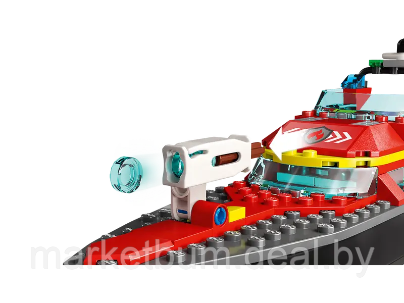 Конструктор LEGO City 60373, Пожарная лодка - фото 8 - id-p215540262