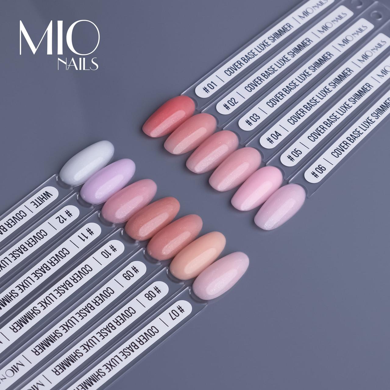 База Mio Nails SHIMMER COVER BASE STRONG LUX тон 10 (с шиммером) 15 мл. - фото 3 - id-p125921353