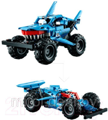 Конструктор инерционный Lego Technic Monster Jam Megalodon 42134 - фото 4 - id-p215541257