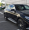 ПОРОГИ, ПОДНОЖКИ, СТУПЕНИ MERCEDES-BENZ GLC COUPE C253 2016-2019 (OEM), фото 4