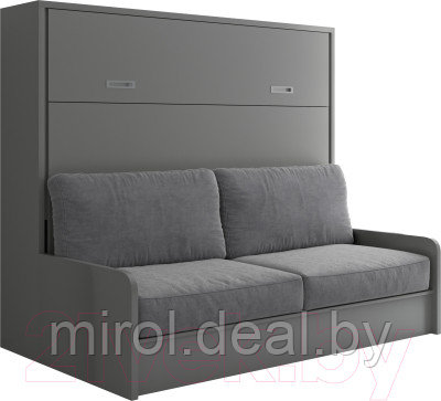 Шкаф-кровать трансформер Макс Стайл Bora 36мм 140x200 Sofa - фото 1 - id-p215541346