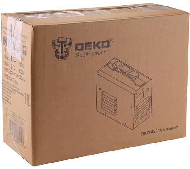 Сварочный инвертор Deko DKWM220A Compact - фото 4 - id-p215548829
