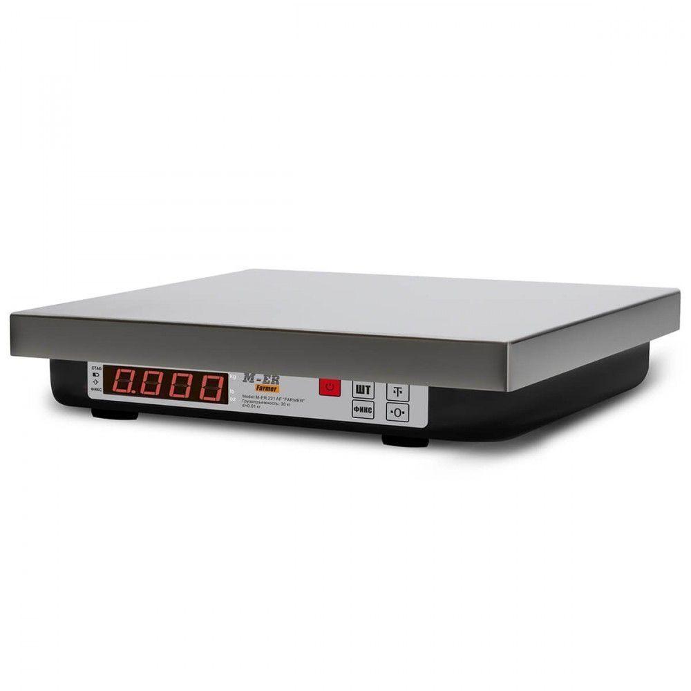 Весы фасовочные электронные MERTECH M-ER 221F-15.2 LED RS232 и USB COM (330x320) - фото 1 - id-p215561076