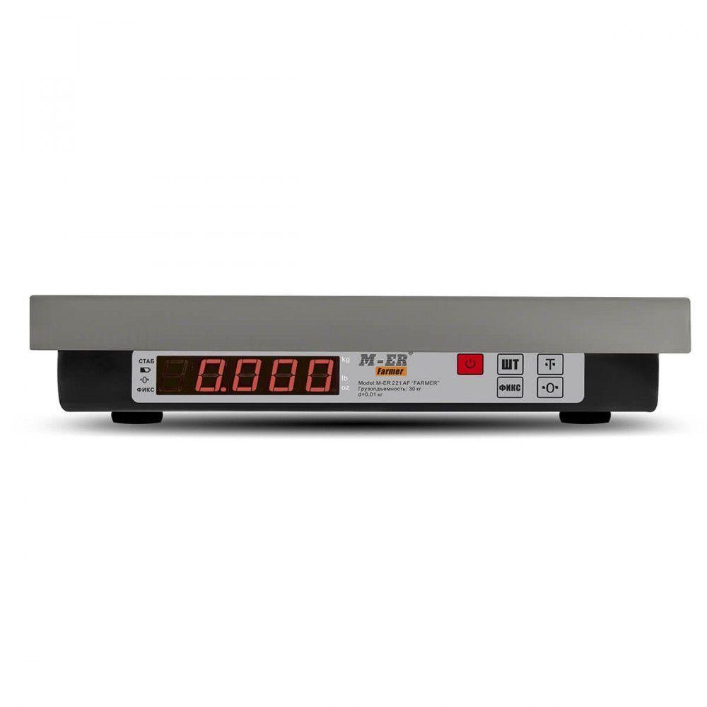 Весы фасовочные электронные MERTECH M-ER 221F-32.5 LED RS232 и USB COM (330x320) - фото 4 - id-p215561284