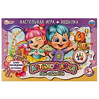 Настольная игра-ходилка на блистере Умные игры Антиходилка. Парк сладостей