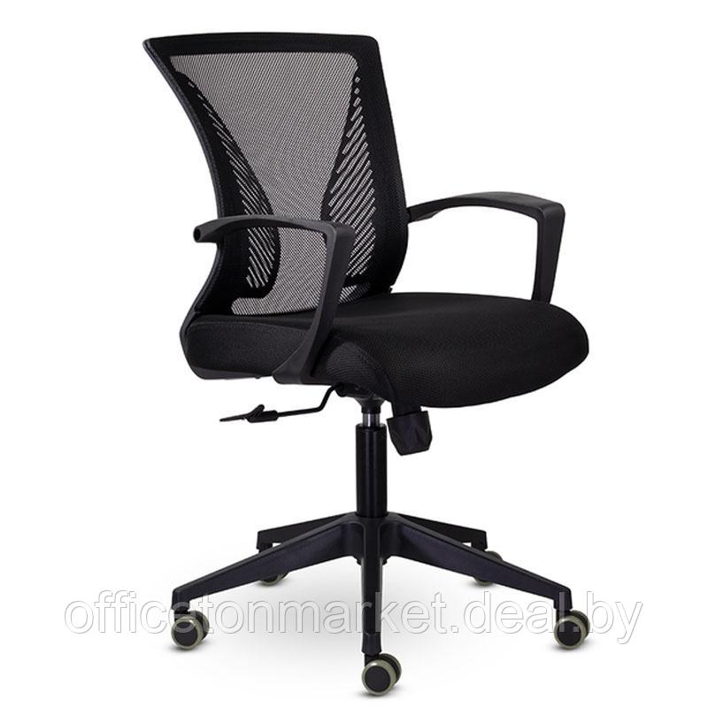 Кресло для персонала Энжел СН-800 "СР TW-01/Е11-К", ткань, сетка, пластик, черный - фото 1 - id-p215565117