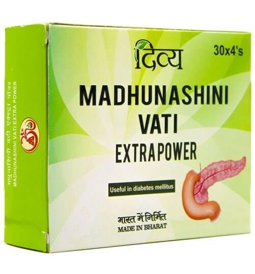 Мадхунашини Вати Divya Madhunashini Vati, 120шт - снижает сахар - фото 1 - id-p215565792
