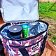 Термосумка Sanne 13 л. / Сумка - холодильник 30х20х21 см. с наплечным ремнем и боковым карманом, фото 7