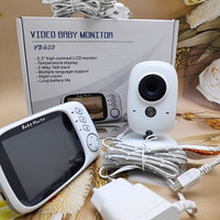 Видео няня беспроводная Video Baby monitor VB-603 (датчик температуры, ночное видение, 8 колыбельных, 2-х