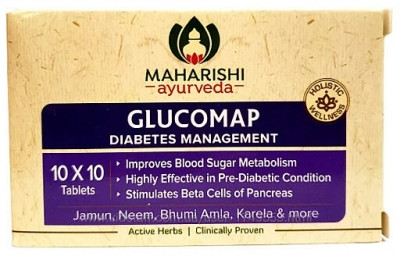 Глюкомап Glucomap Maharishi Ayurveda, 100шт - контроль сахара