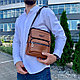 Классическая мужская сумка-мессенджер Bolo LingShi (плечевой ремень, ручка для переноски), фото 2