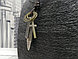 Подвеска с кулонами Крест, Медальон, Кольцо, Пуля 3.5 см (универсальная регулировка длины) Сталь, коричневый, фото 4