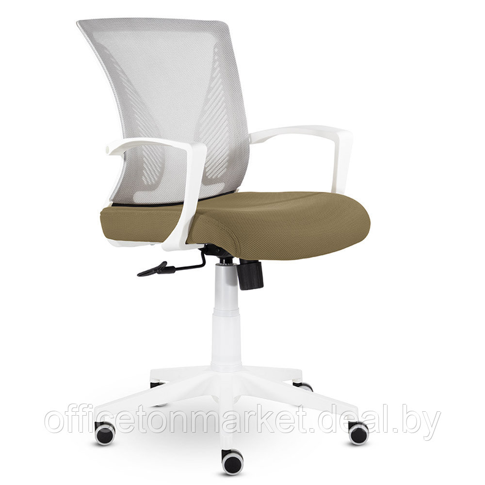 Кресло для персонала UTFC Энжел СН-800 "TW-71/Е31-К", ткань, сетка, пластик, хаки - фото 1 - id-p215565131