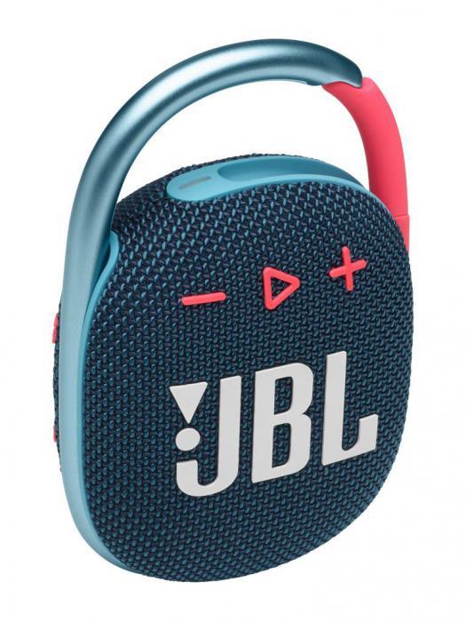 Колонка JBL Clip 4 Blue-Pink JBLCLIP4BLUP - фото 1 - id-p215240270