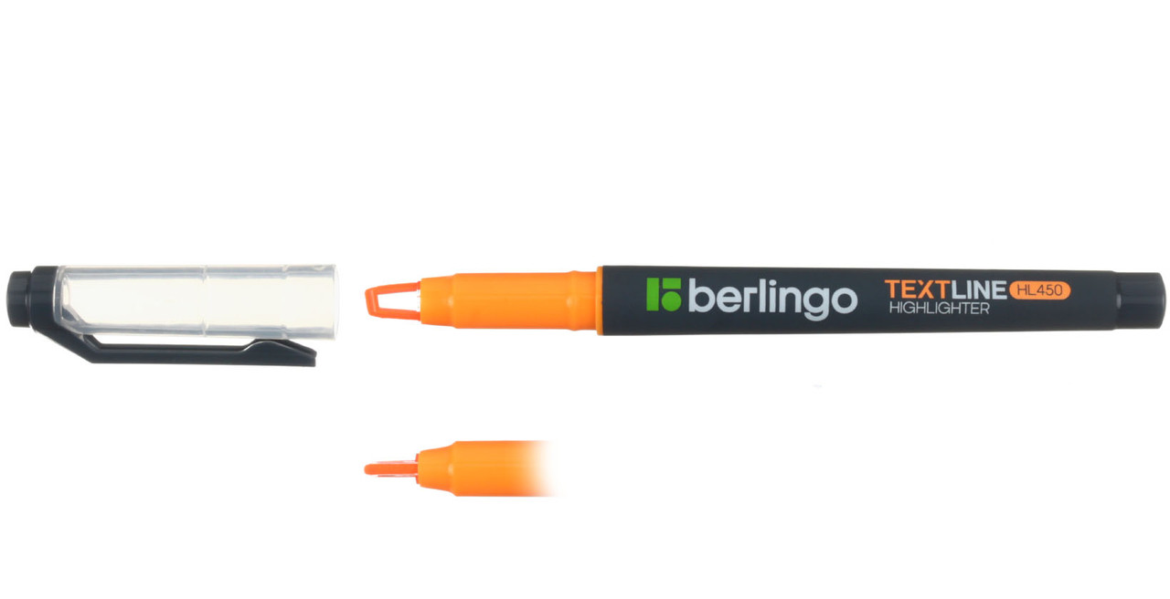 Маркер-текстовыделитель Berlingo Textline HL450 оранжевый - фото 1 - id-p215578363