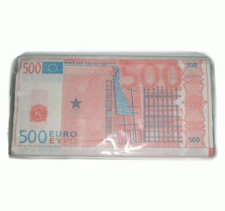 Салфетки пачка денег 500 евро - фото 1 - id-p30638828