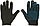 Перчатки трикотажные OfficeClean «Стандарт» четырехнитиевые, 10 класс, черные, фото 2