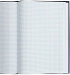 Книга учета OfficeSpace 200*290 мм, 96 л., клетка, синяя
