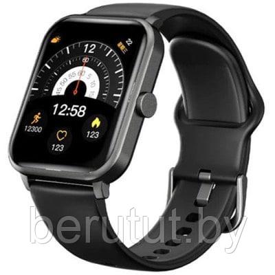 Смарт часы умные Smart Watch QCY GTS S2 Dark Gray - фото 1 - id-p215582333