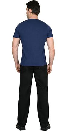 Футболка темно-синяя 160г/м2, фото 2