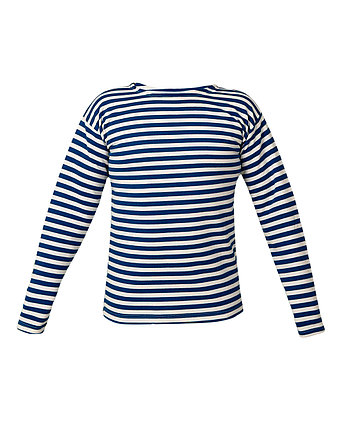 Тельняшка т.синяя с белым пл.160 г/кв.м., 100% х/б, фото 2