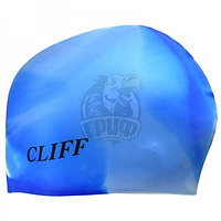 Шапочка для плавания Cliff (синий/белый) (арт. CS085-BL-WH)