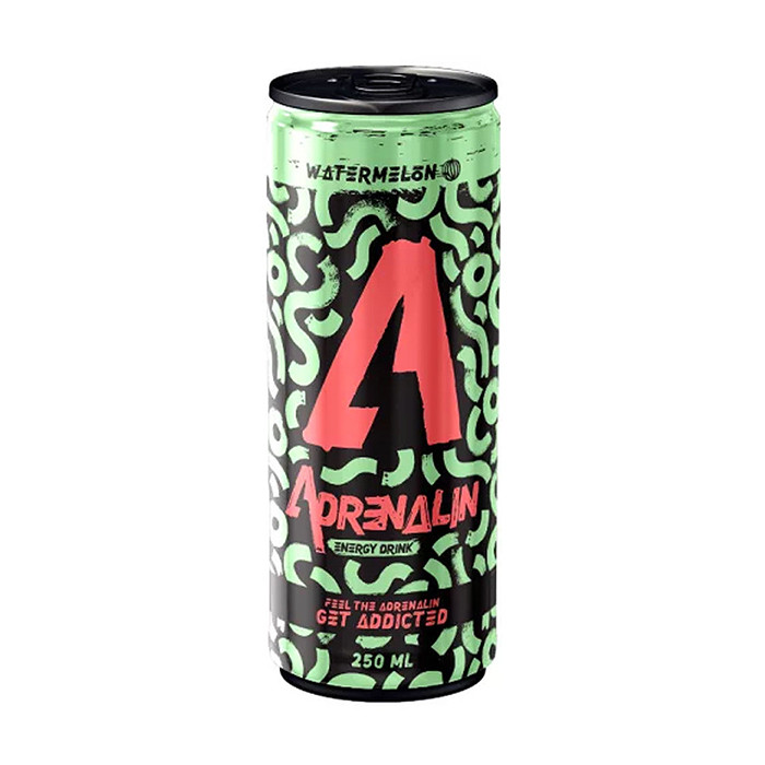 Напиток энергетический Adrenalin Арбуз, 0.25 л - фото 1 - id-p215584251