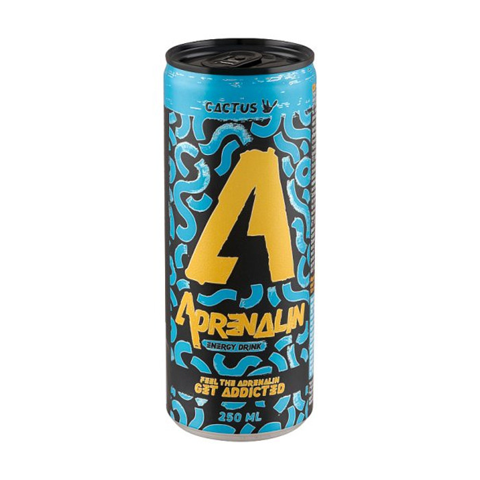 Напиток энергетический Adrenalin Кактус и гуава, 0.25 л