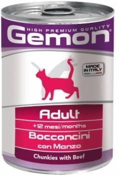Gemon Cat Adult Beef, 415 гр - фото 1 - id-p215584512
