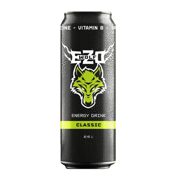 Напиток энергетический Ezo Wolf Classic Тутти-фрутти, 0.45 л
