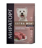 МИРАТОРГ Extra Meat Black Angus для мелких собак (говядина), 0.6 кг