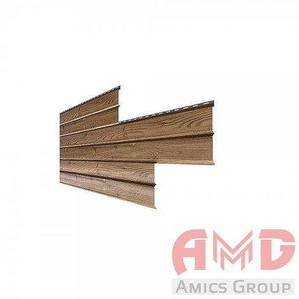 Сайдинг металлический Lбрус-XL-14х360 "Волна" ECOSTEEL Texture, фото 2