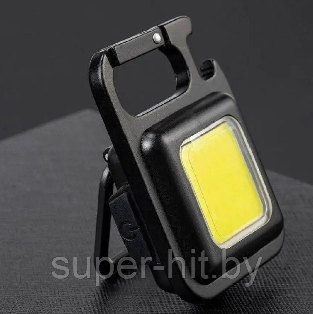 Фонарик - брелок аккумуляторный Keychain Light 5W (30 Led, 4 режима работы, магнит, карабин) - фото 4 - id-p215584390