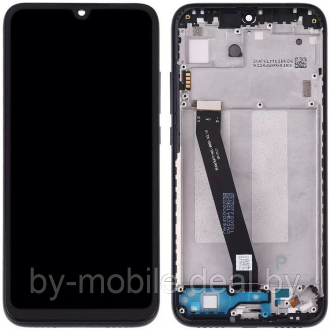 Экран (модуль) в раме Xiaomi Redmi 7 (черный) - фото 1 - id-p215585130