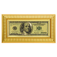 Купюра 100$ в рамке классической "золотая орда"