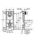 Инсталляция для унитаза GROHE SOLIDO 38956000, фото 4